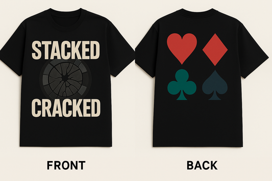 Stacked & Cracked T shirt Mr.BadBeat