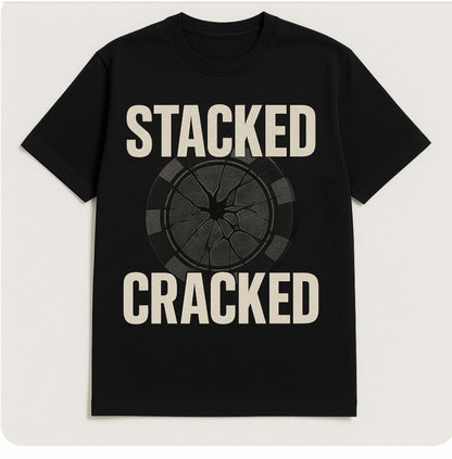 Stacked & Cracked T shirt Mr.BadBeat