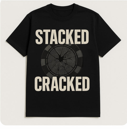 Stacked & Cracked T shirt Mr.BadBeat